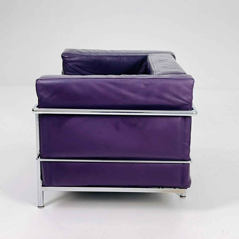 Butaca LC3 Mid-Century modelo 0275 de Le Corbusier para Cassina, Italia ...