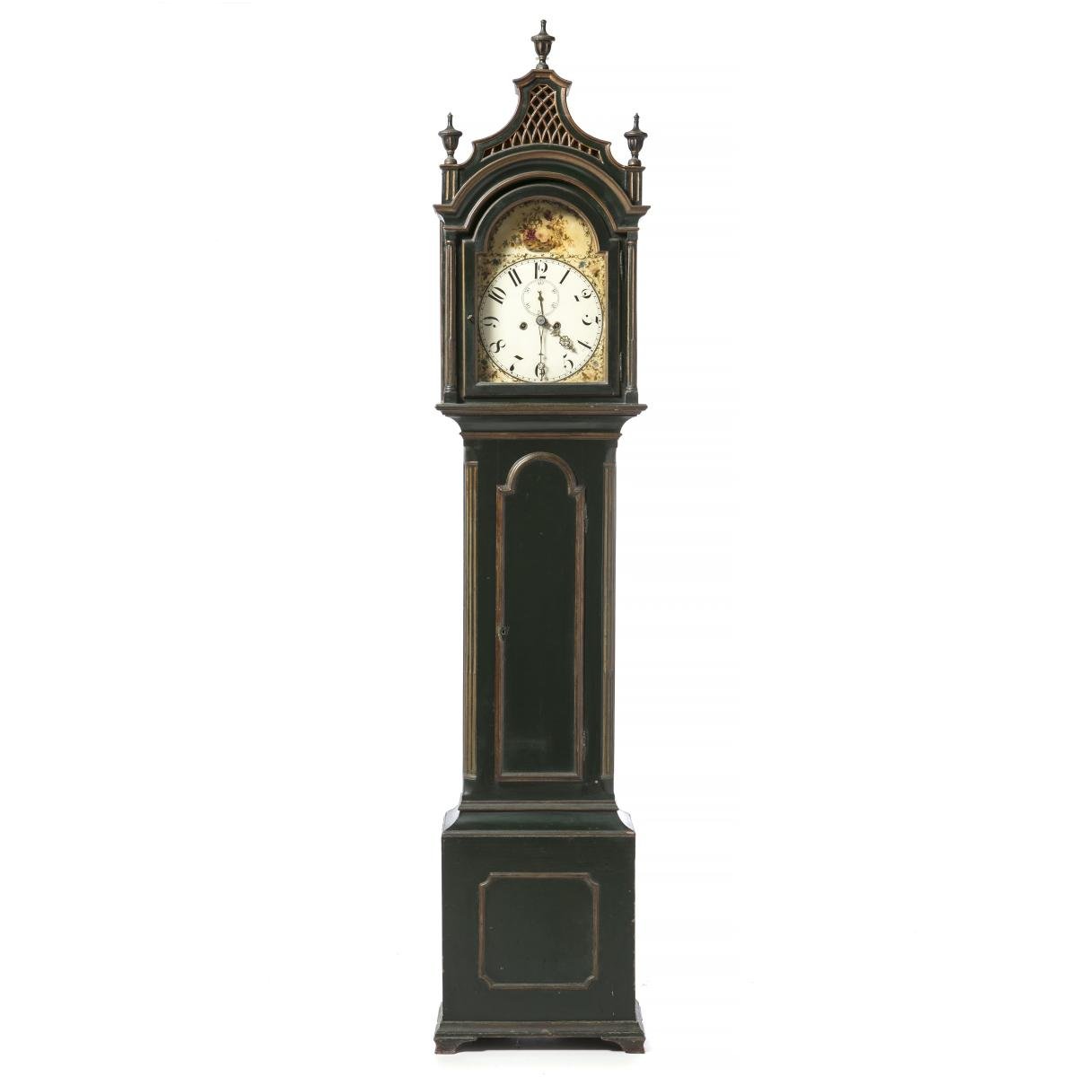 English Upper Case Clock in Wood for sale at Pamono