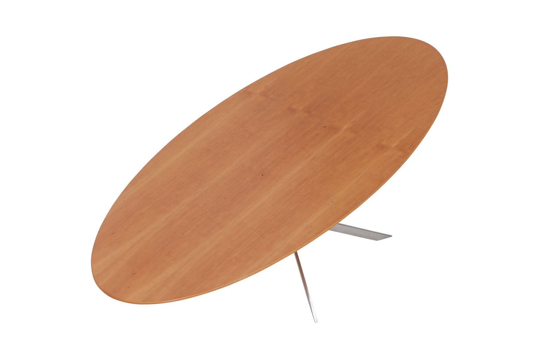 Danish MidCentury Modern Oval Coffee Table for sale at Pamono