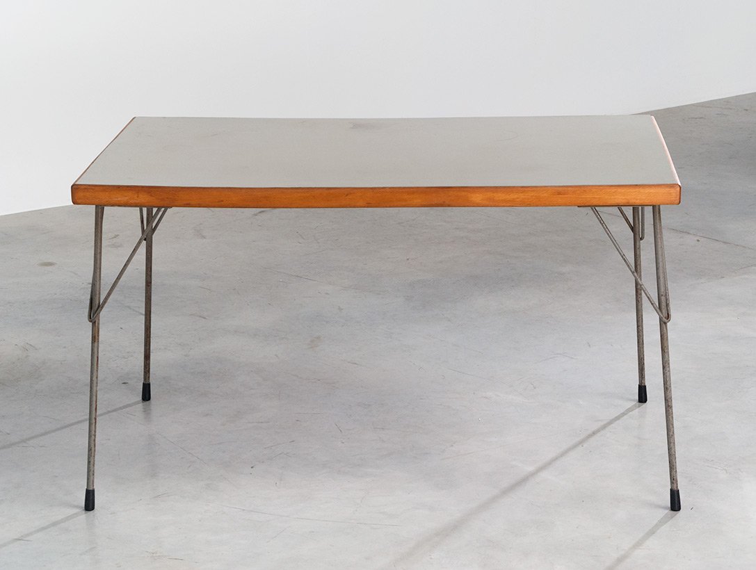 Mesa de comedor 3705 industrial de Wim Rietveld para Gispen en venta en