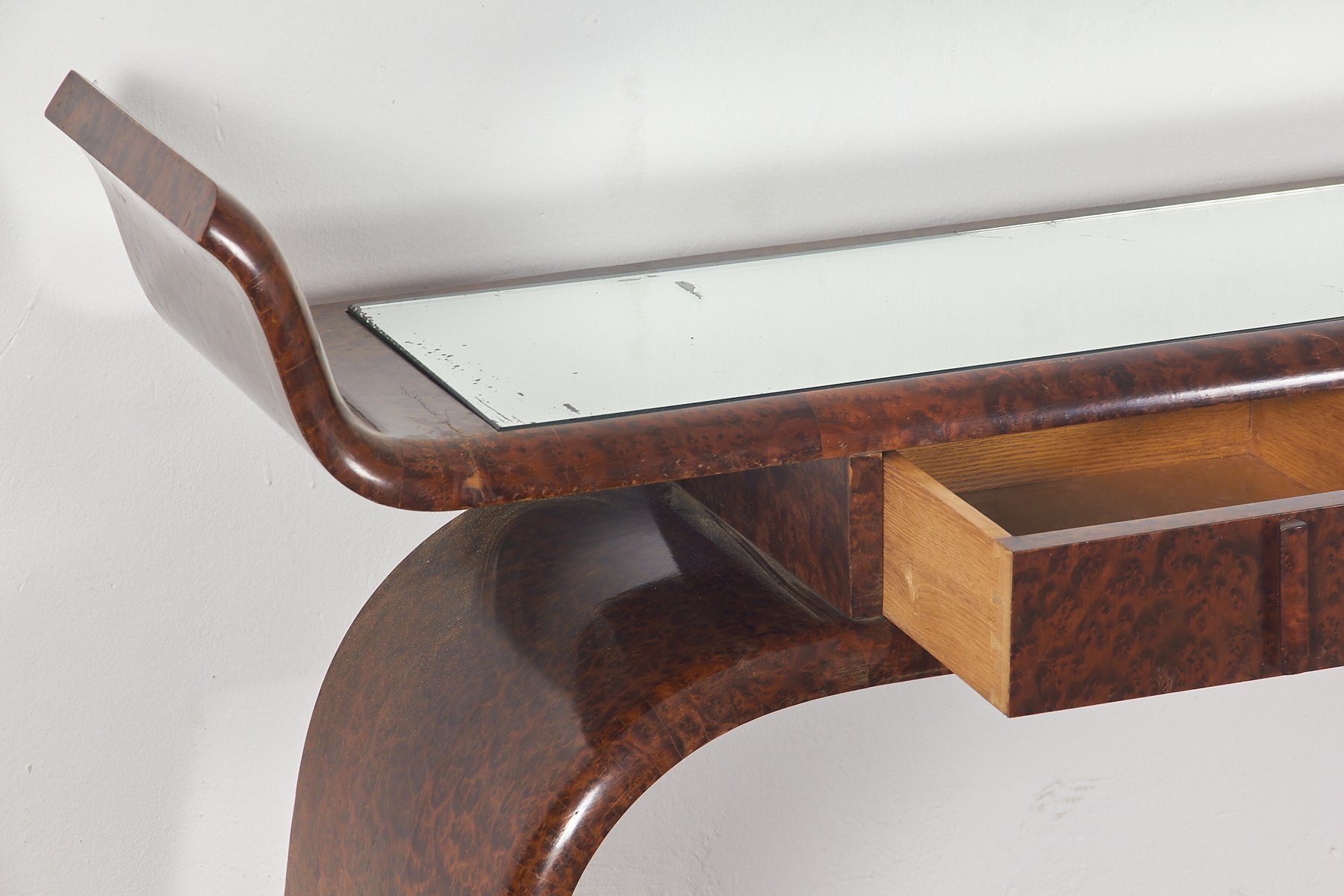 Table Console Secrétaire Vintage – Style Maison De Campagne – Noir Antique – Palazzo Int