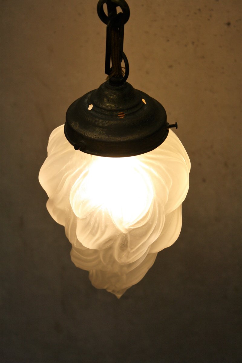 Art Déco Flame Pendant Light 1930s For At Pamono Per Piece