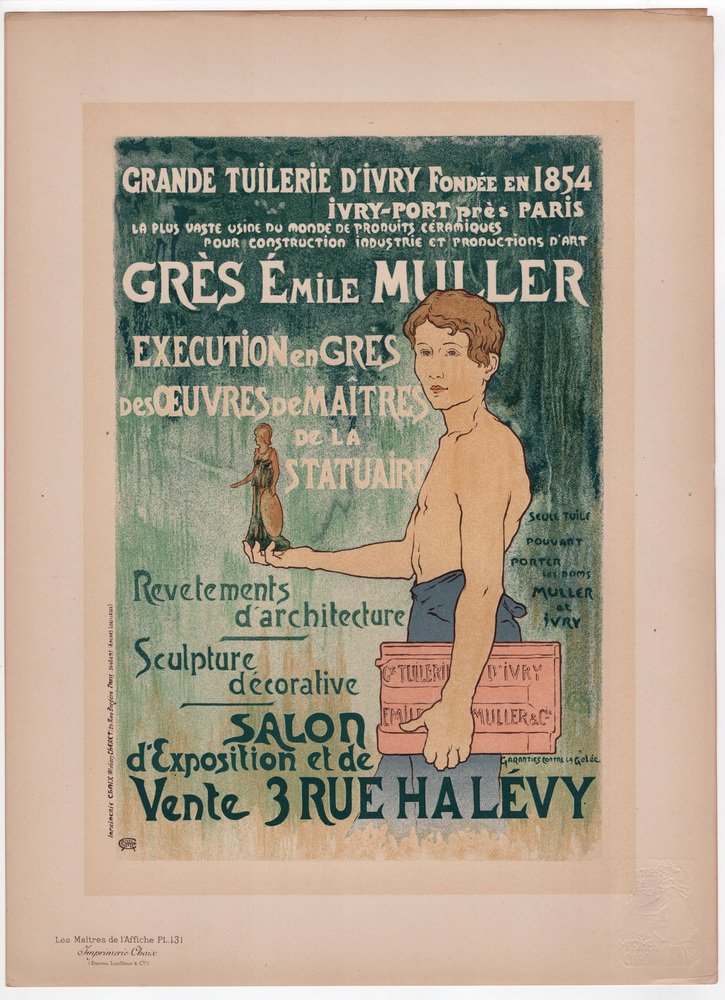 Alex Charpentier - Grès Émile Muller GRANDE TUILERIE D'IVRY