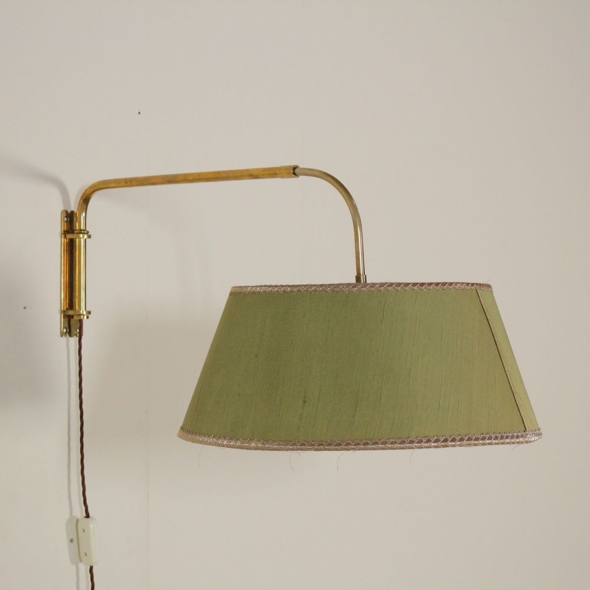 Extendable Brass Wall Lamp 1950s For At Pamono Extendable Brass Wall Lamp 1950s