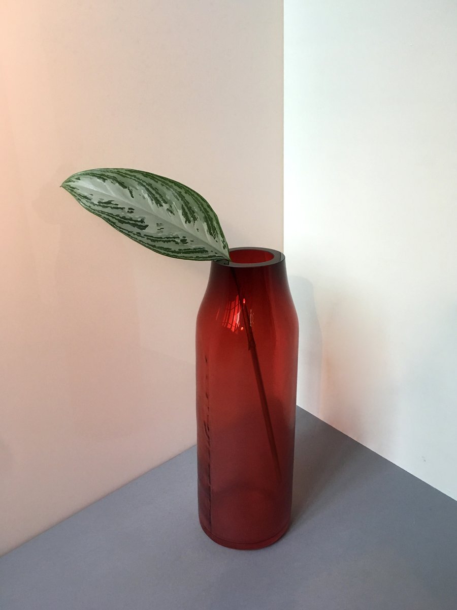Large Raw Ruby Red Glass Vase by Milena Kling for sale at ... Glass vases, wedding centerpieces, and home decor.