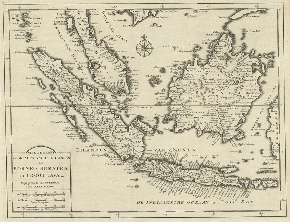 Map of Southeast Asia, 1739 for sale at Pamono