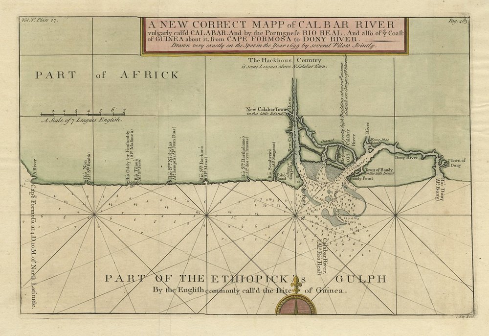 African Map of the Coast from Cape Formosa, 1732 for sale at Pamono