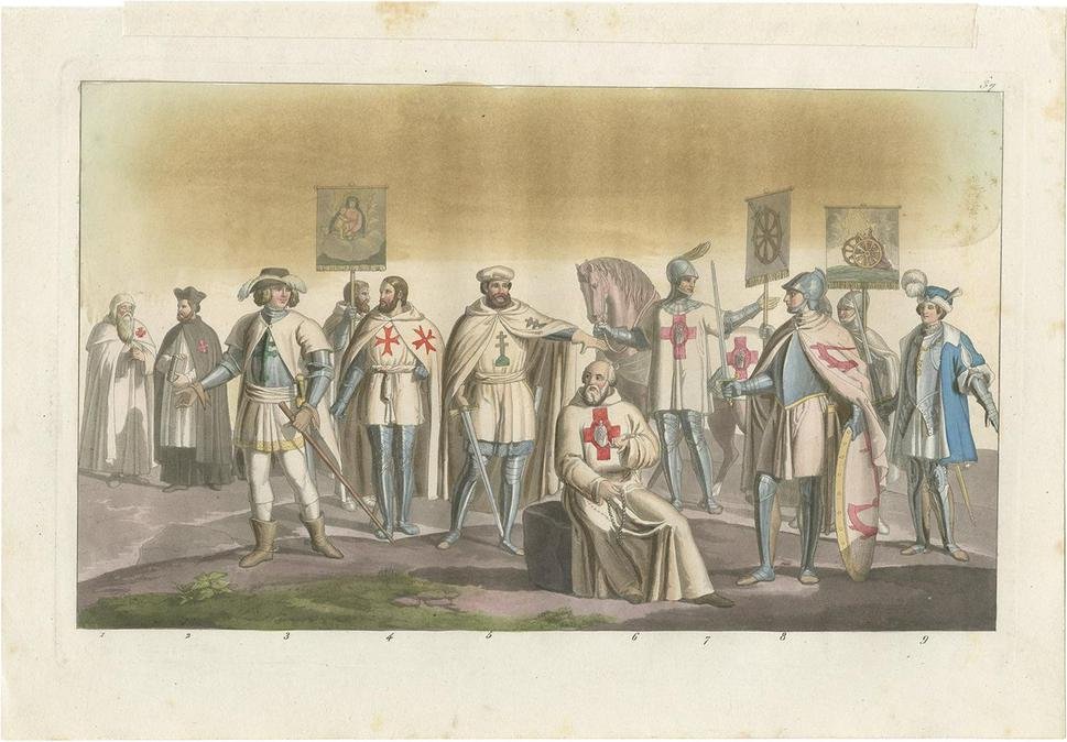 The Chivalric Orders of the Holy Land, 1831, Paper for sale at Pamono