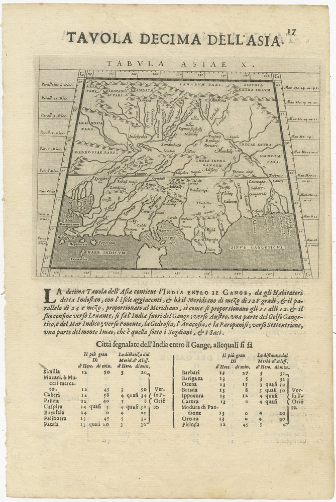 Maps of Asia, 1617 for sale at Pamono