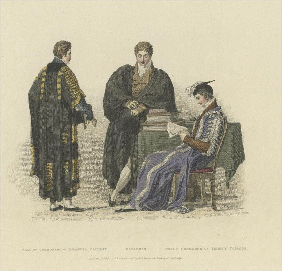 After Thomas Uwins, Nobleman and Fellow-Commoners of Trinity and ...