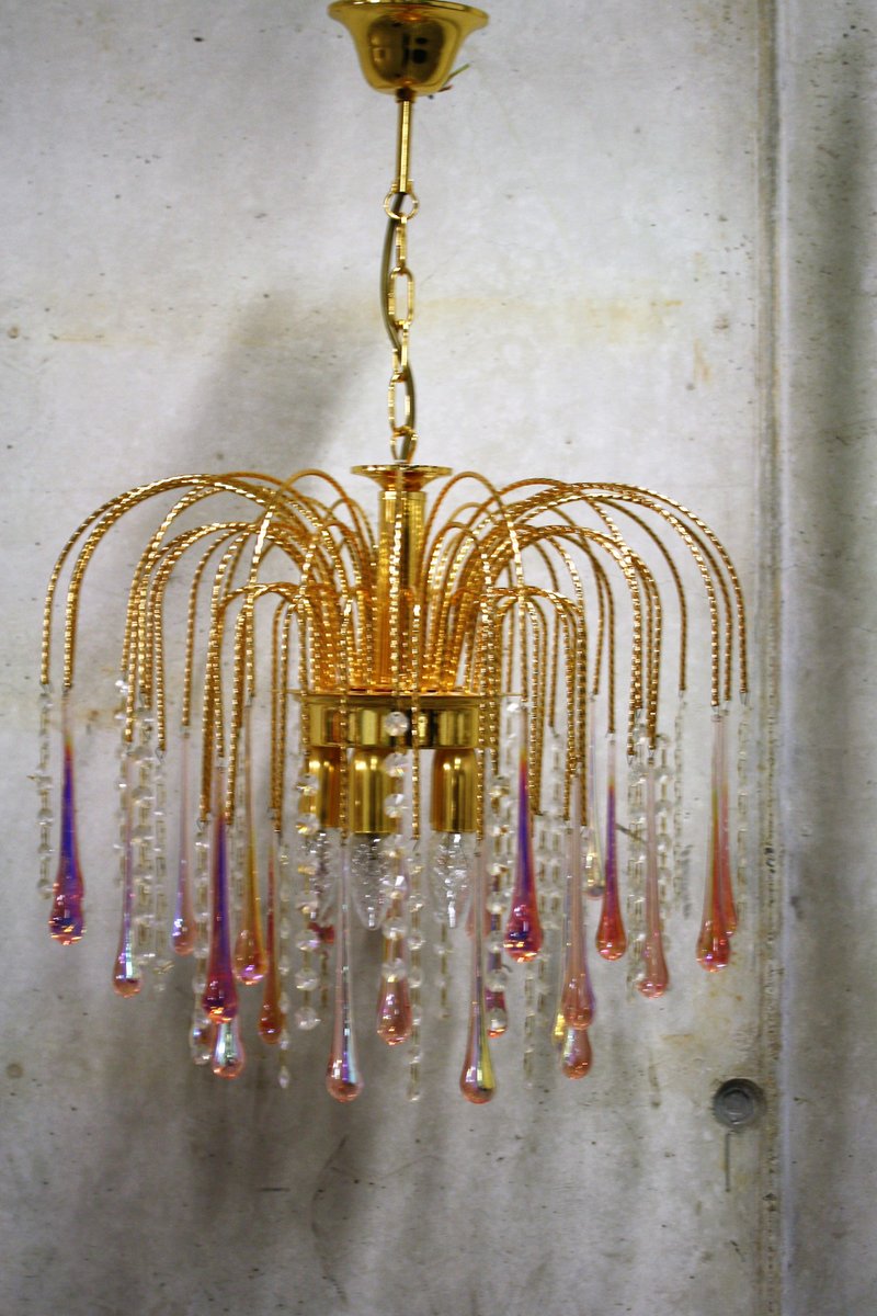 Vintage Brass Teardrop Chandelier 1960s For At Pamono Vintage Brass Teardrop Chandelier 1960s