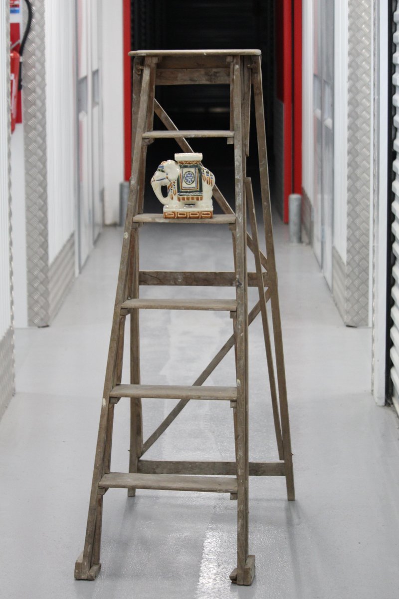 Foldable Step Ladder Rack, 1950s for sale at Pamono
