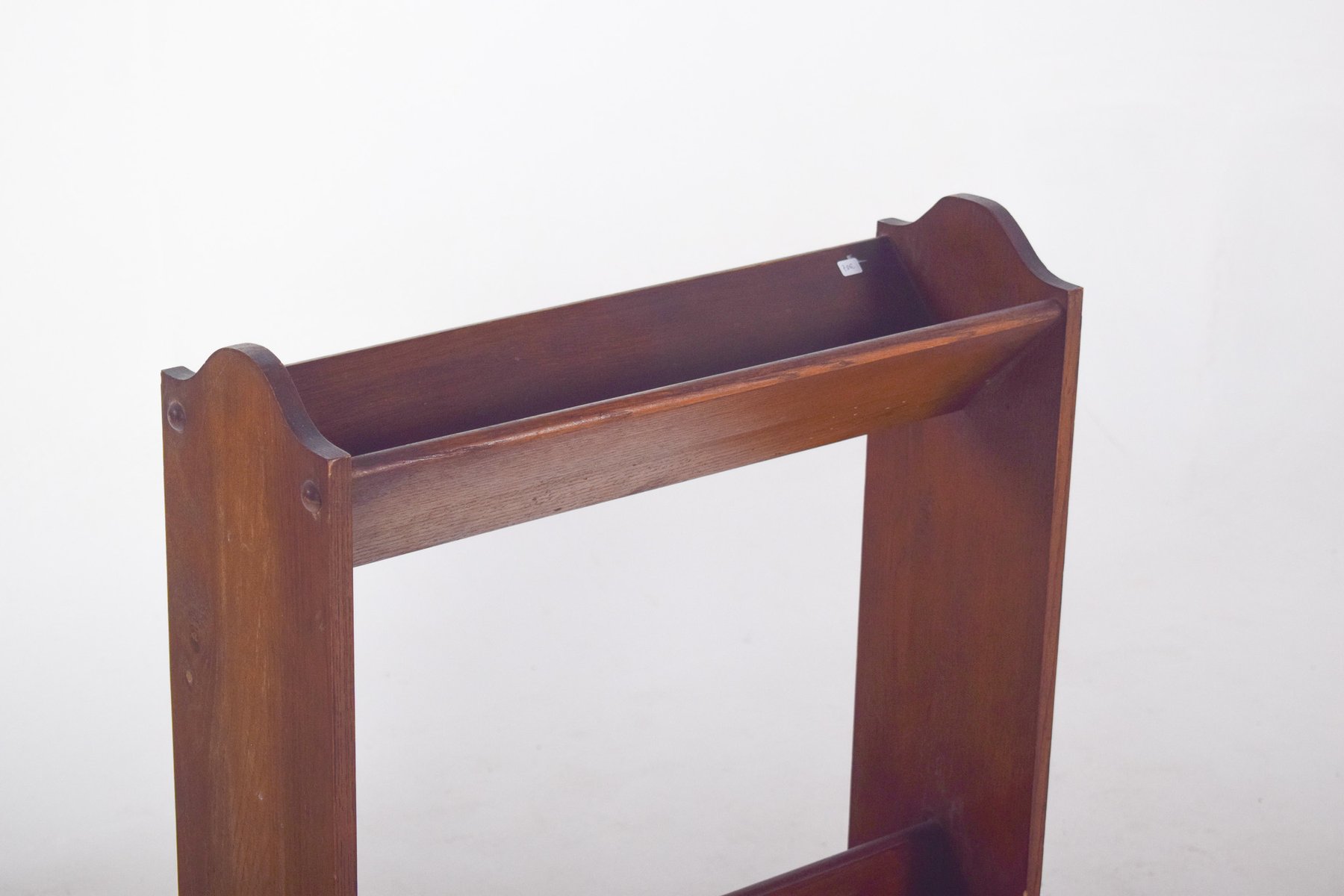 Portuguese Oak Magazine Rack, 1950s for sale at Pamono