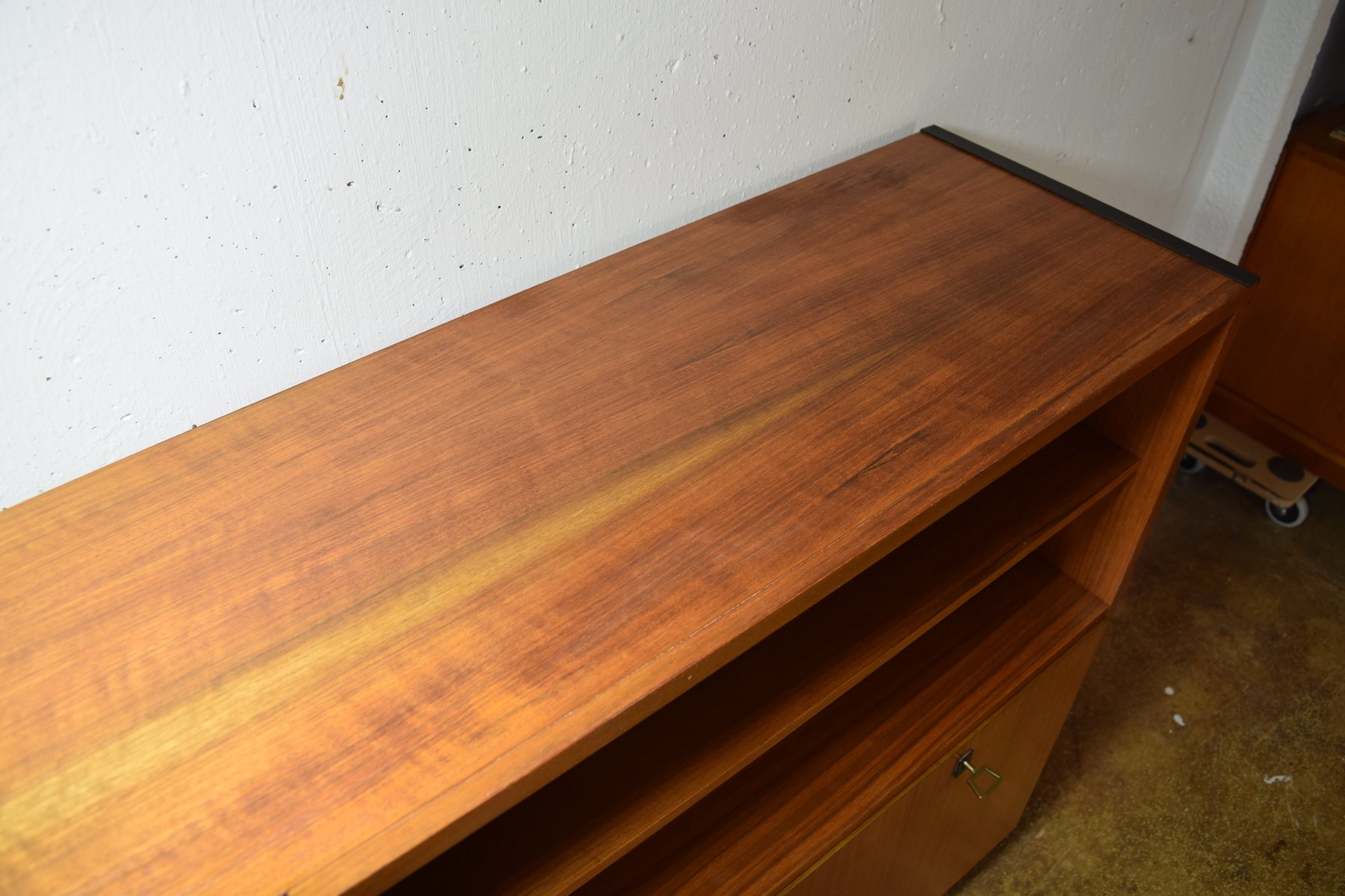 Mid-Century Modern Highboard Cabinet in Walnut, 1960s for sale at Pamono