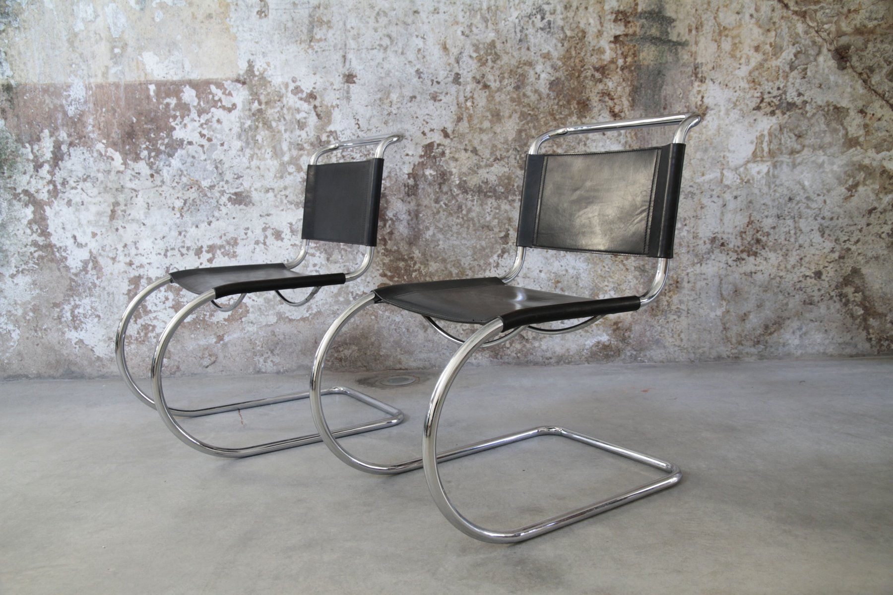 Vintage MR 10 Stuhl Aus Stahlrohr Von Ludwig Mies Van Der Vintage MR 10 Stuhl Aus Stahlrohr Von Ludwig Mies Van Der