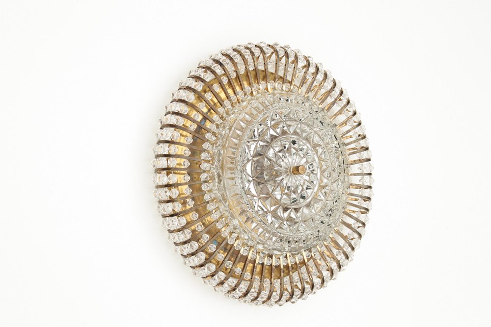Vintage Hollywood Regency Round Recessed Light, 1960s for sale at Pamono