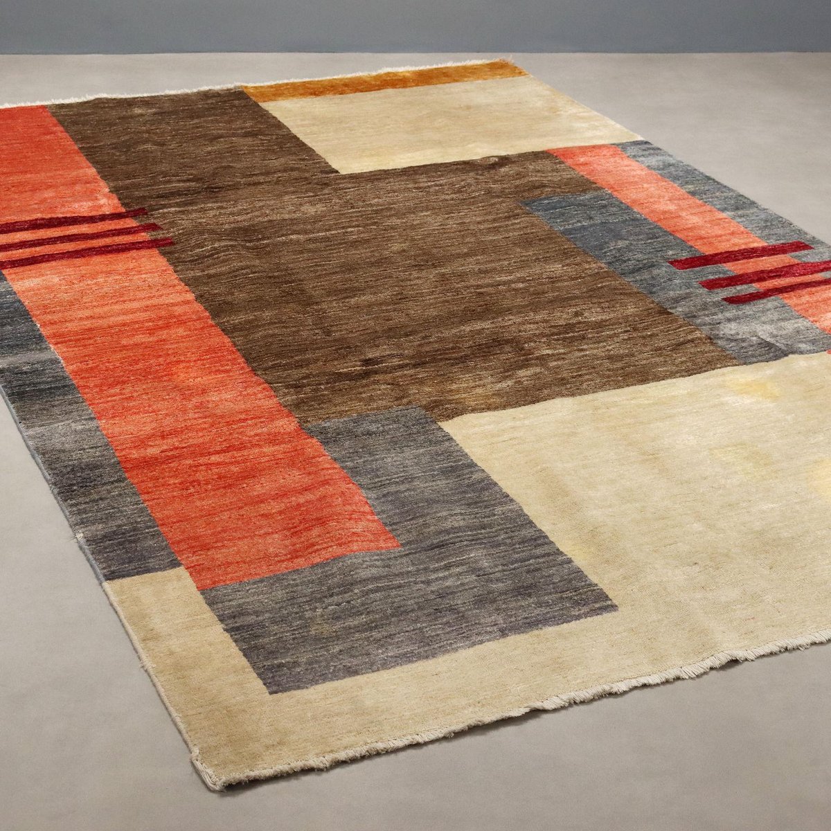 Vintage Handmade Heavy Knot Wool Rug, Italy for sale at Pamono