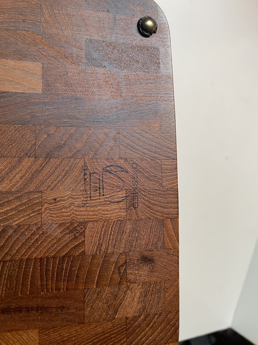 Lottie Turi Danois Danemark Trivet planche à découper et fourchette de