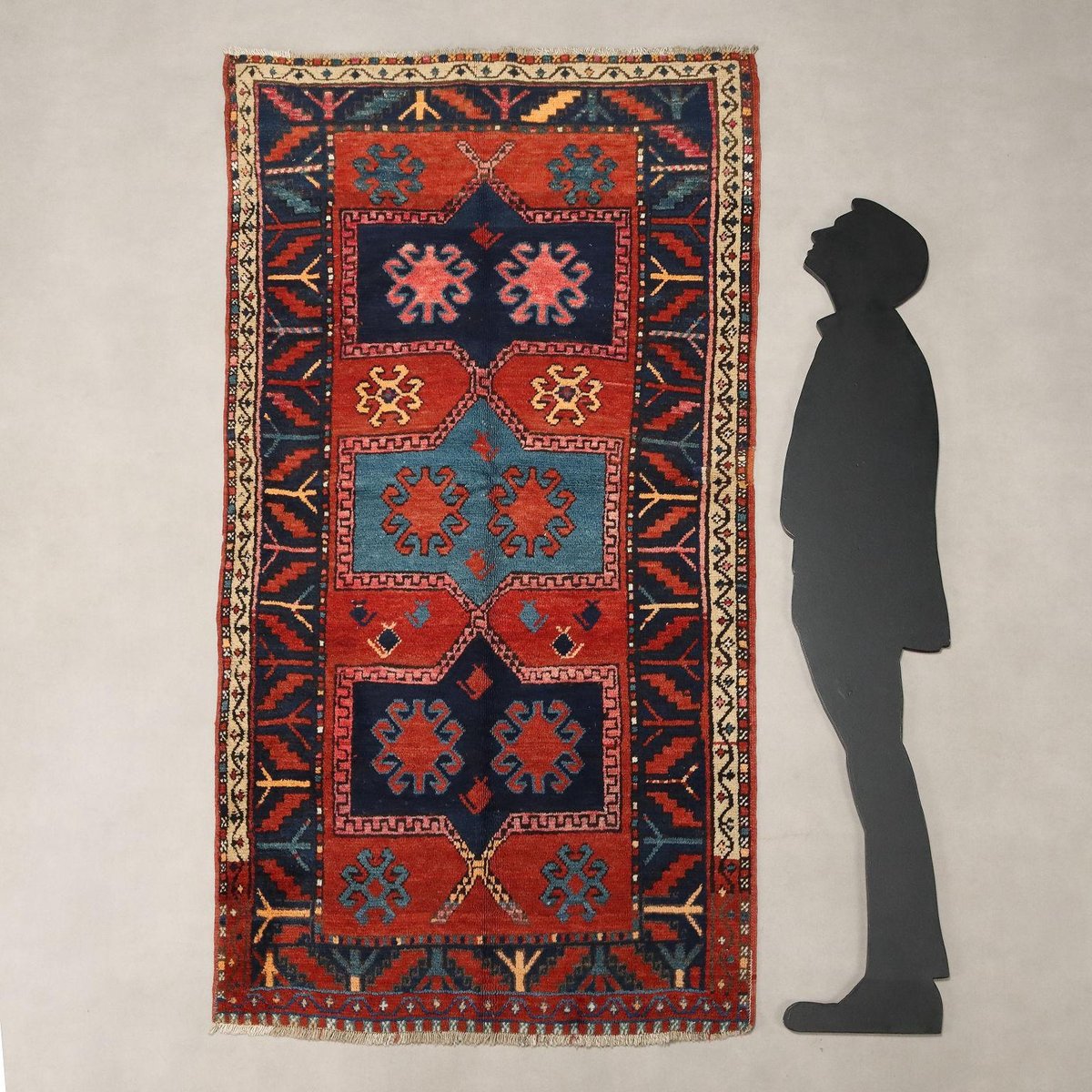 Antique Handmade Heavy Knot Wool Kars Rug, Turkey for sale at Pamono