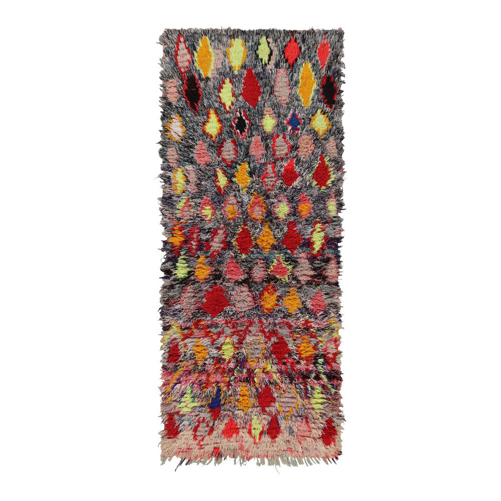 Vintage Moroccan Shag Rug with Colorful Geometric Patterns for sale at ...