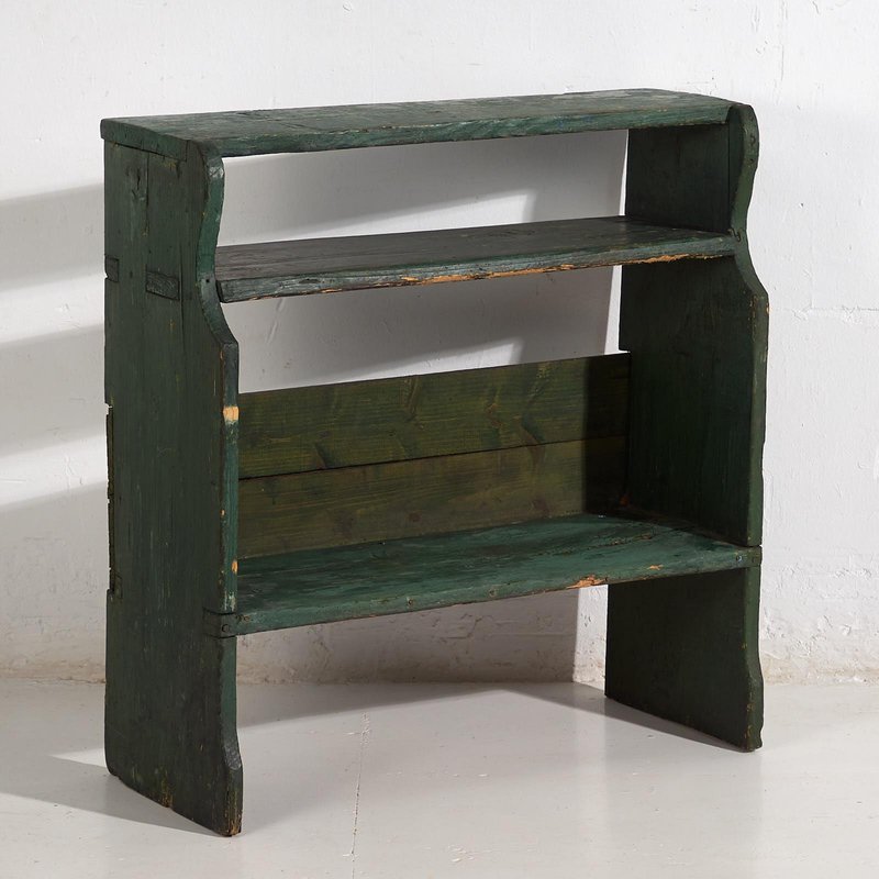 Small Green Bookcase, 1920s for sale at Pamono