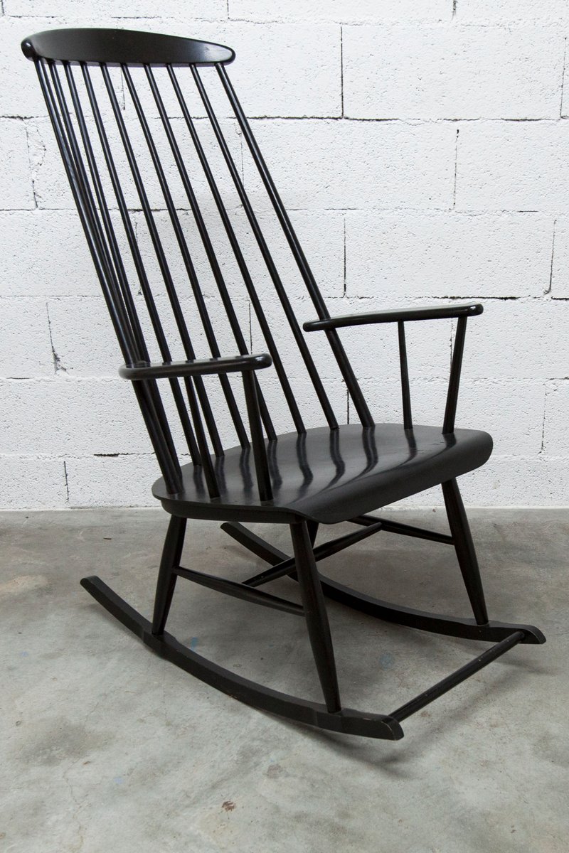 Rocking Chair attributed to Ilmari Tapiovaara, 1960s for sale at Pamono
