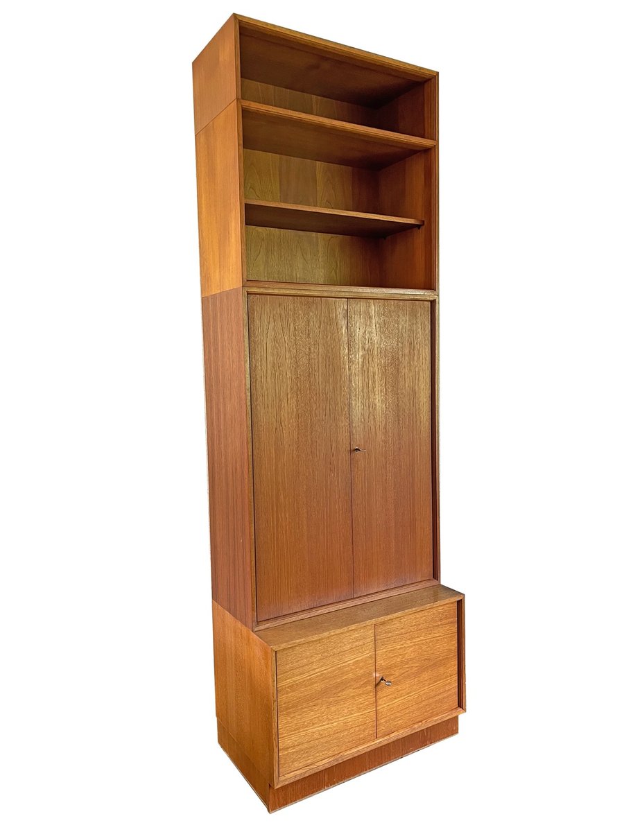 Platon Modular Wall Unit in Teak by Lothar Wegner for Franzmeyer Möbel ...