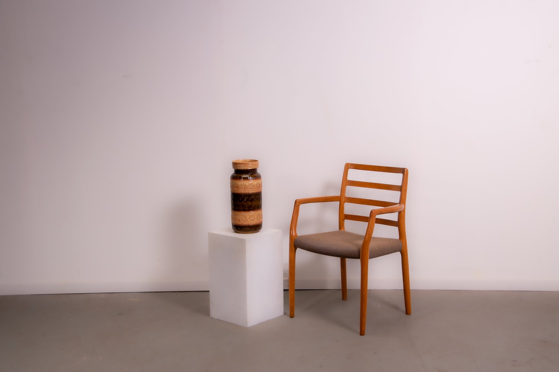 Large West German 660 40 Fat Lava Vase by Bay Keramik, 1970 for sale at ...