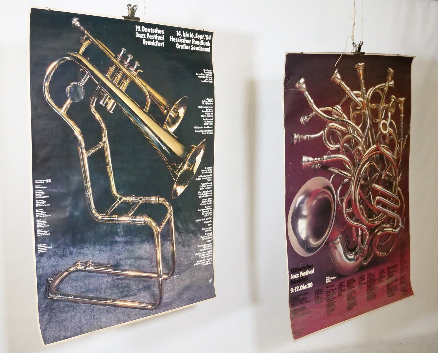 Gunther Kieser, Jazz Festival Frankfurt Original Posters, 1980s, Paper ...