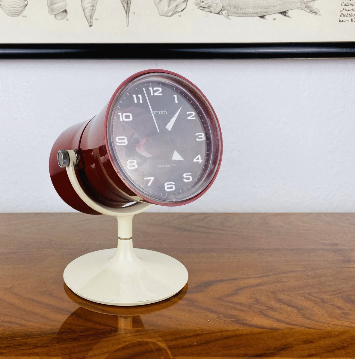 SEIKO ttz114 collection montre de table clock diabolo vintage 1960 1970