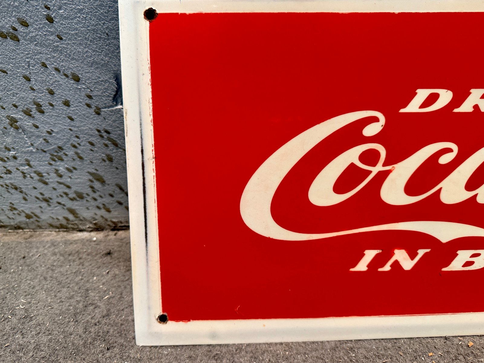 Vintage Coca Cola Sign, 1950s for sale at Pamono