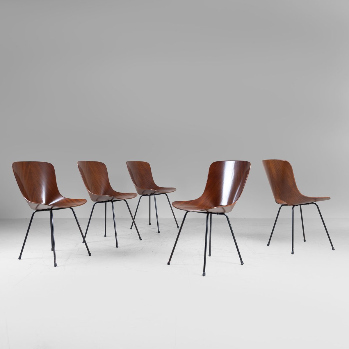 Medea Chair Medea Chairs by Vittorio Nobili, 1950s, Set of 5 for sale at Pamono