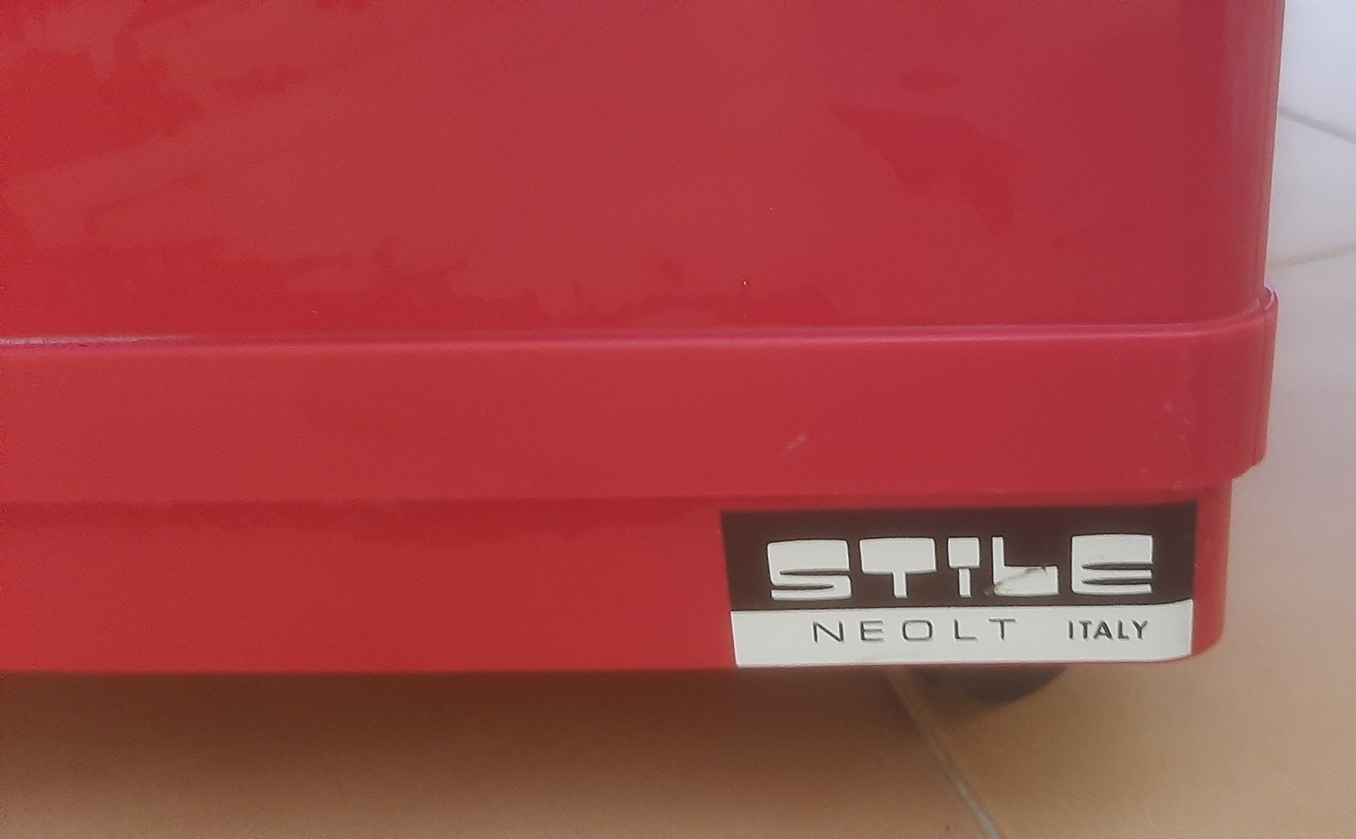 Bureau Orange Sur Roulettes Giovanni Pelis Pour Stile Neolt - Italie 1960/70