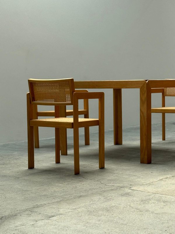 Table et 4 chaises en bois de Tek massif (Gebraucht) in Les Agettes für