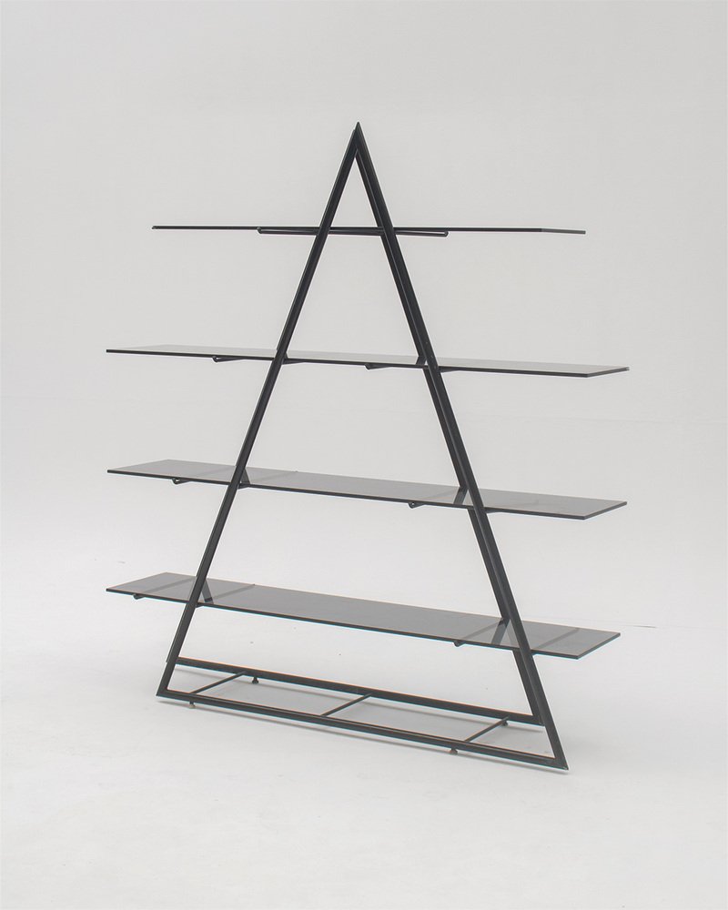 Triangular Storage Unit Mid-Century Modern Bauhaus Triangular Shelving Unit, 1970s for sale at ...