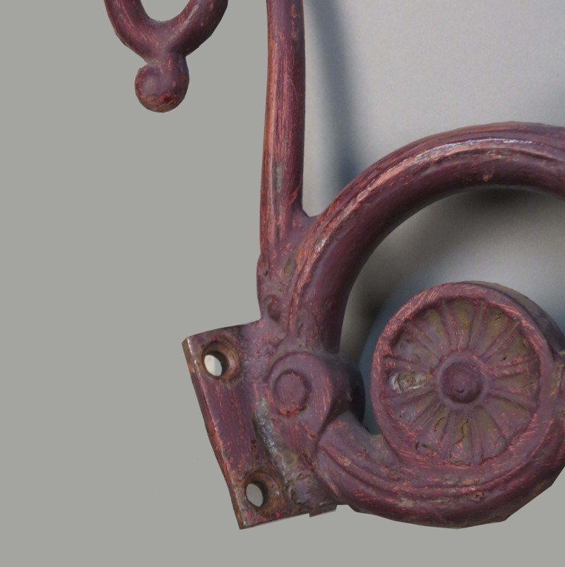 Cast Iron Gründerzeit Era Wall Candle Holder, 1900s for sale at Pamono