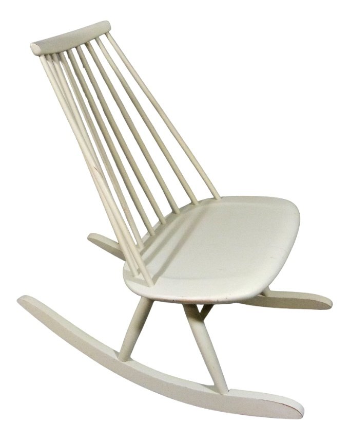 Rocking Chair by I. Tapiovaara for Asko, 1960s for sale at Pamono