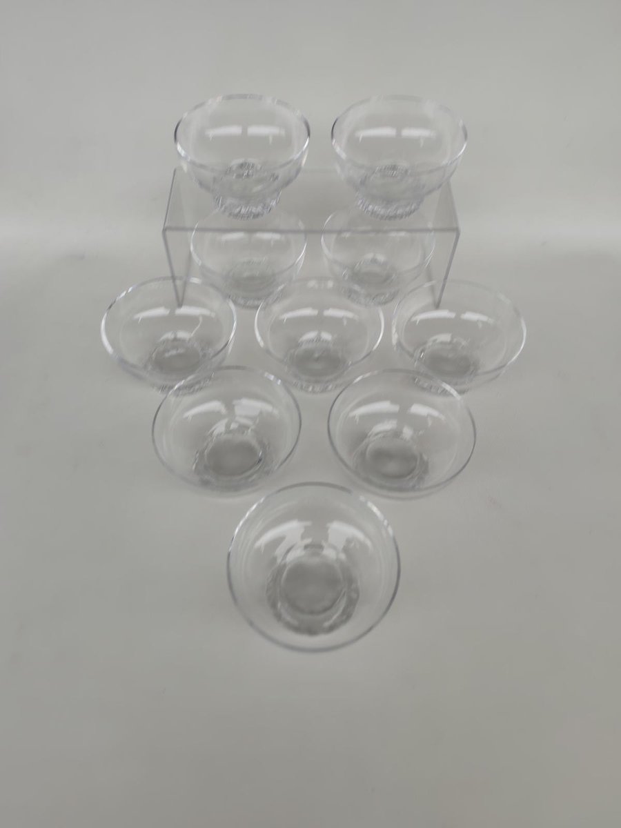 6 Verres à Champagne Vintage Dema Glass - Anglais, Fine Rim, Coffret D'Origine