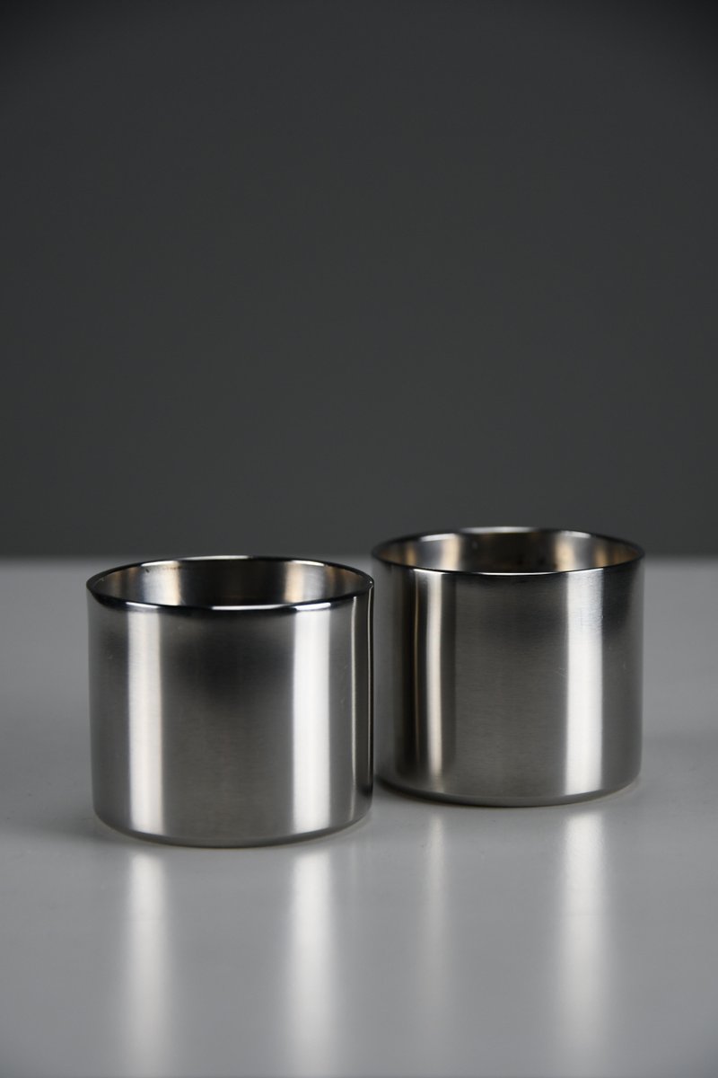 CENDRIER VINTAGE DE ARNE JACOBSEN POUR STELTON, LIGNE CYLINDA