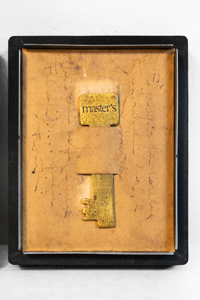 Master Key Box with Dedication and Autograph by Gianfranco Frattini for ...