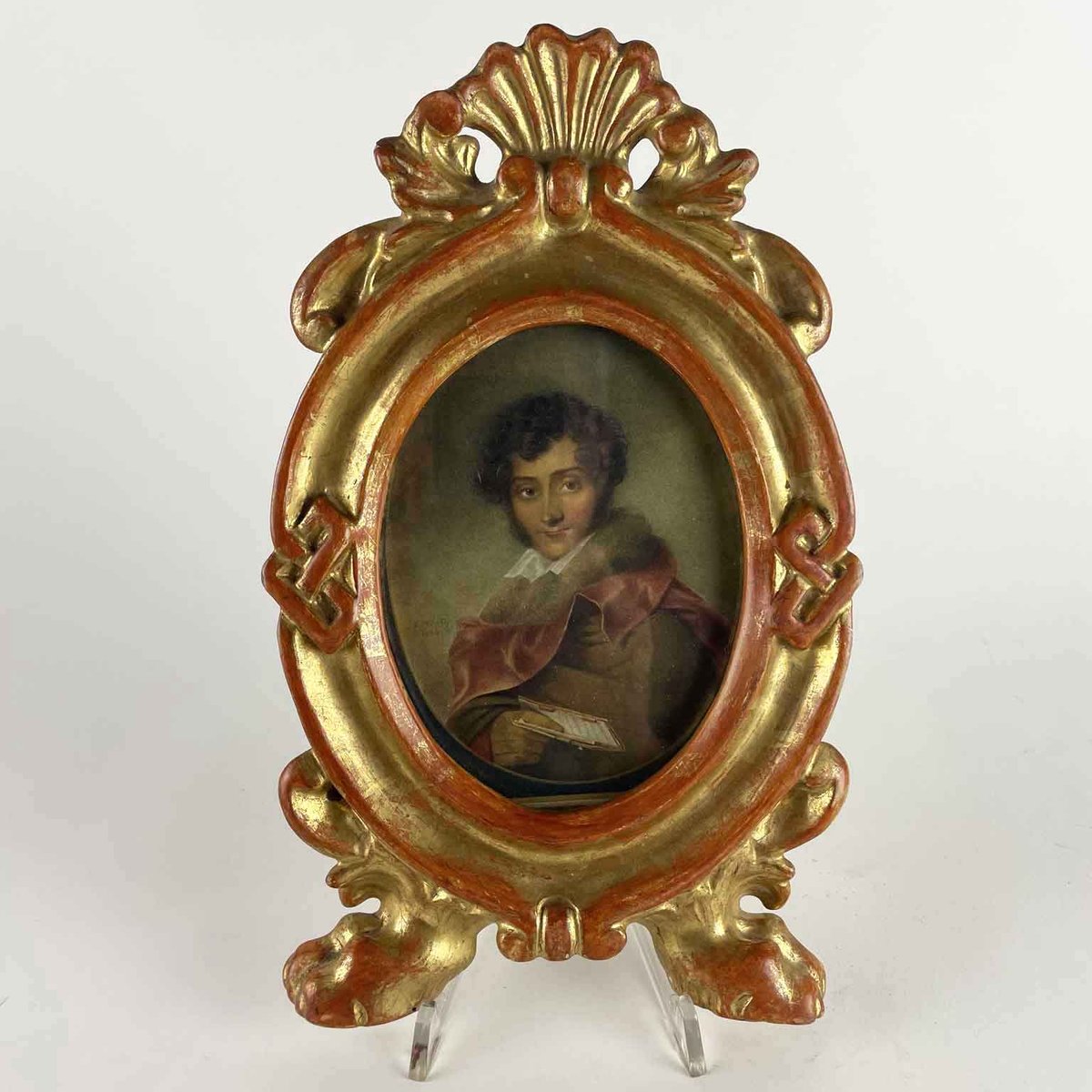 Antique Gilded Frames, Set of 4 for sale at Pamono
