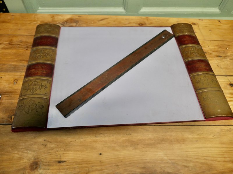 Large Desk Blotter with Ruler, Set of 2 for sale at Pamono
