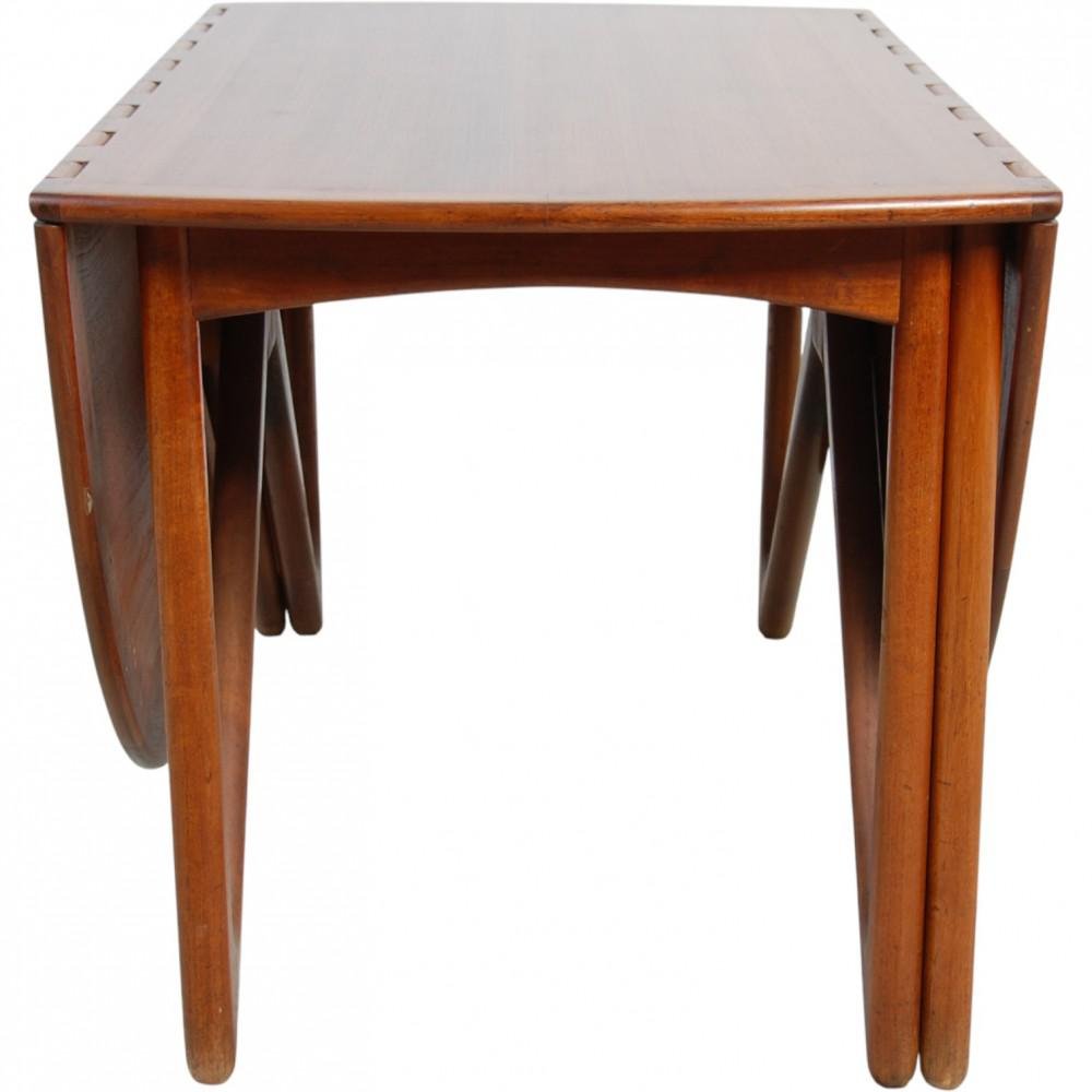 Gateleg Dining Table in Teak by Niels Kofoed, 1960s for sale at Pamono
