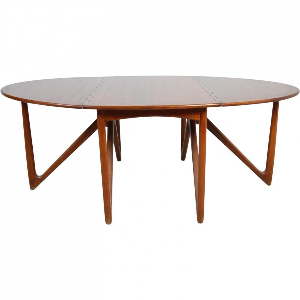 Gateleg Dining Table in Teak by Niels Kofoed, 1960s for sale at Pamono