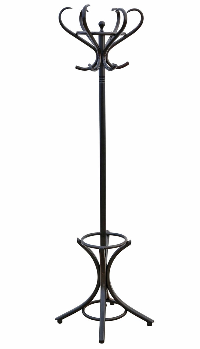 Porte-parapluies Ancien En Bois De Teck Et Rotin - Style Traditionnel