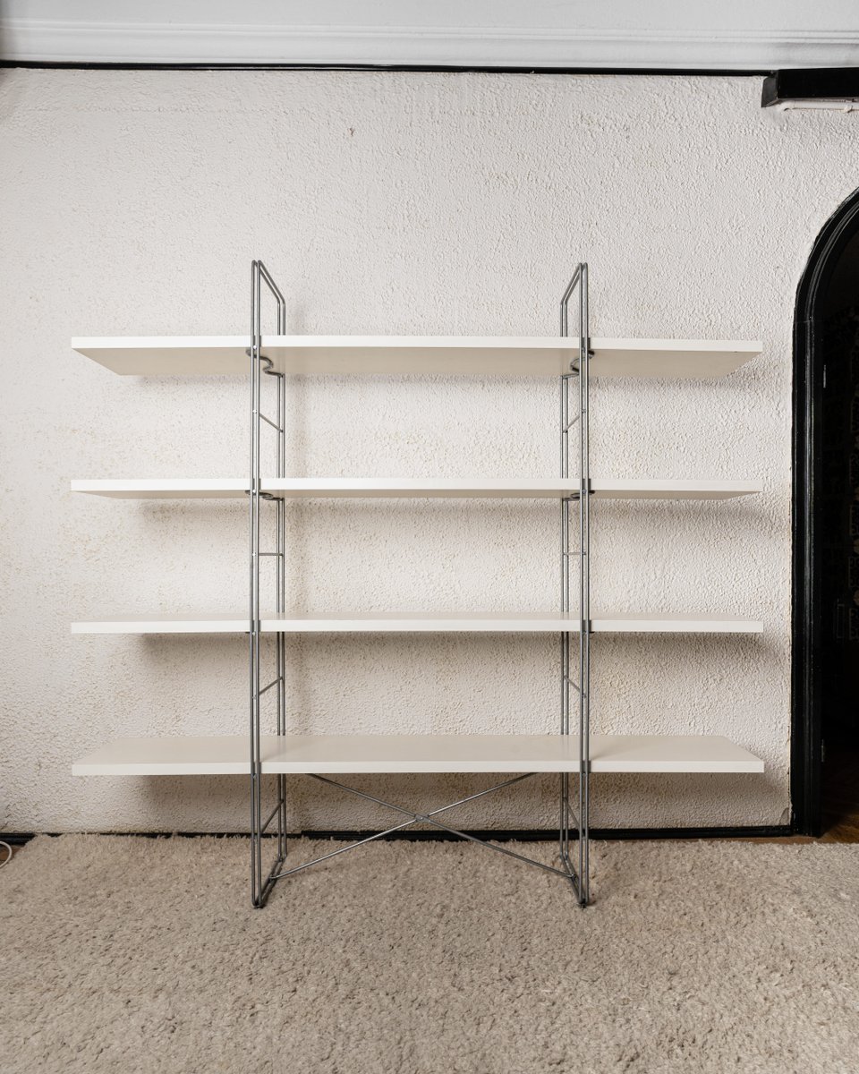 【I.k】IKEA ENETRI シェルフ　White✖️White Ikea (vintage) Enetri shelf, white | Pre-used design | Franckly