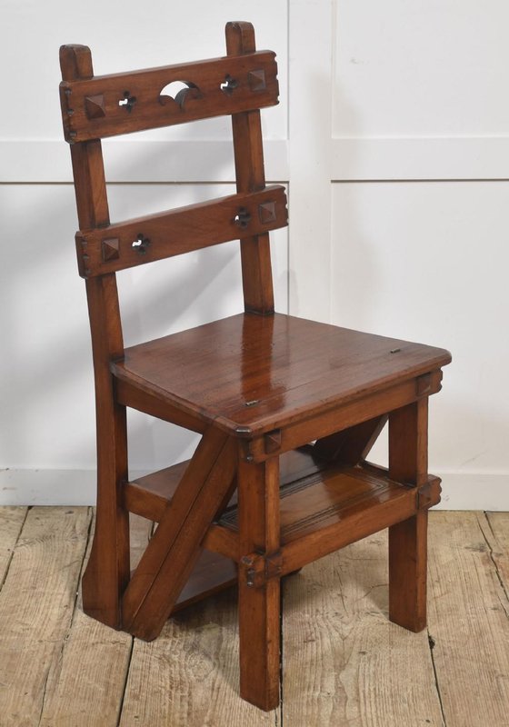 Metamorphic Library Chair in Walnut for sale at Pamono