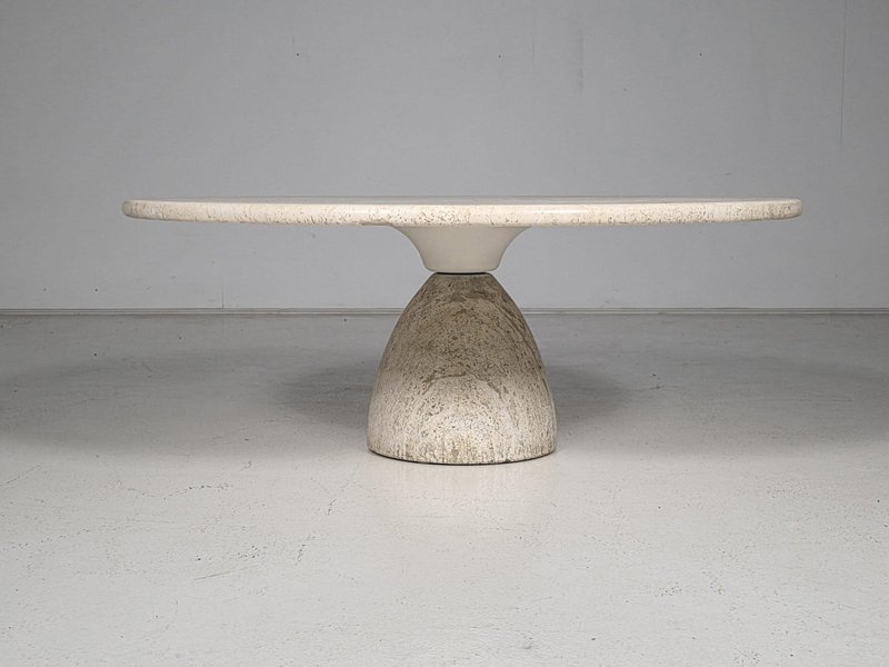 Finale 1790 Travertine Coffee Table by Peter Draenert, Germany, 1970s ...