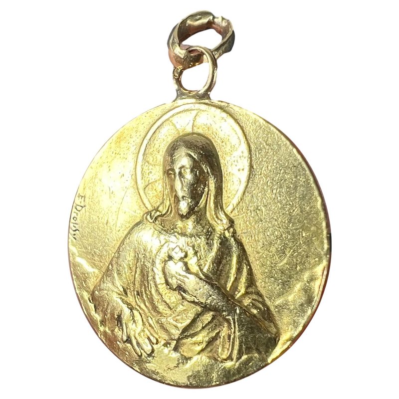 Medaglia Sacro Cuore in argento 21 mm | - La tua Medaglia Sacro Cuore in argento 21 mm | - La tua