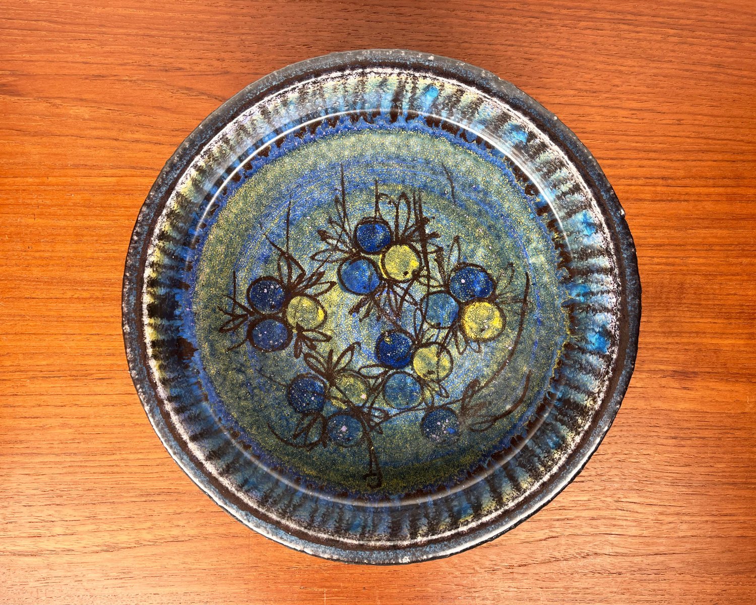 Large Mid-Century Modern Danish Studio Pottery Bowl from Bangholm ...